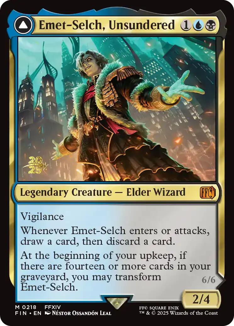Emet-Selch, Unsundered // Hades, Sorcerer of Eld [FINAL FANTASY Prerelease Promo] | Exor Games Dartmouth