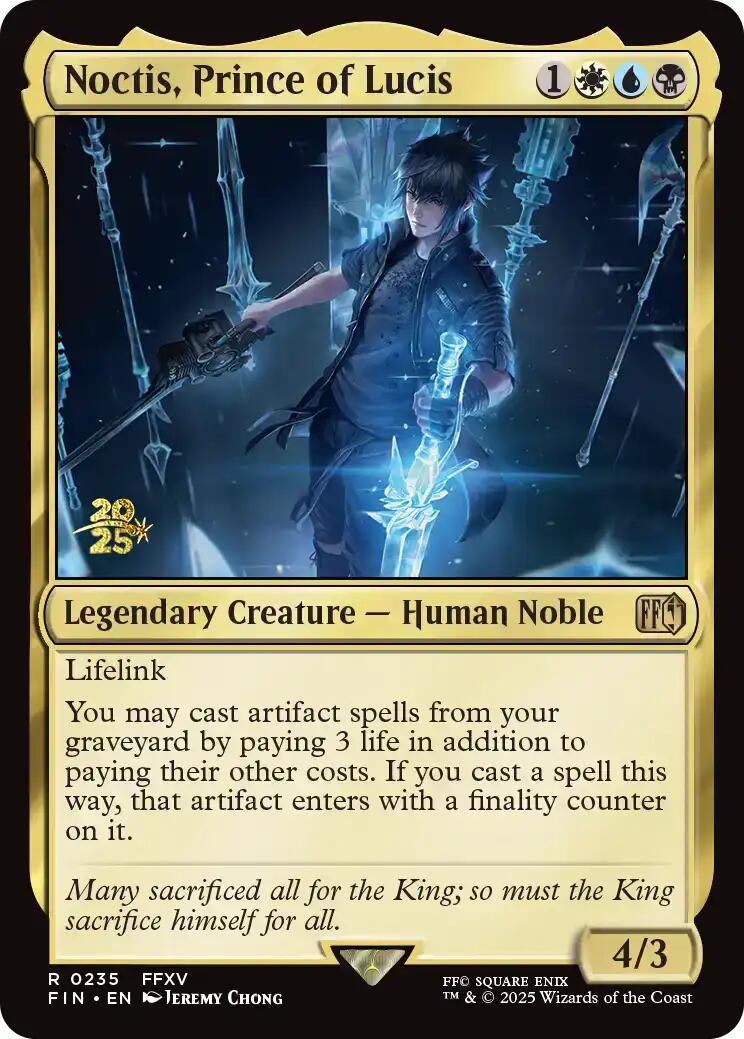 Noctis, Prince of Lucis [FINAL FANTASY Prerelease Promo] | Exor Games Dartmouth