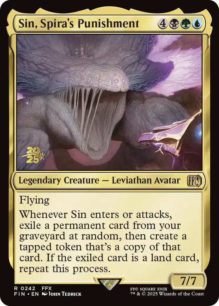 Sin, Spira's Punishment [FINAL FANTASY Prerelease Promo] | Exor Games Dartmouth