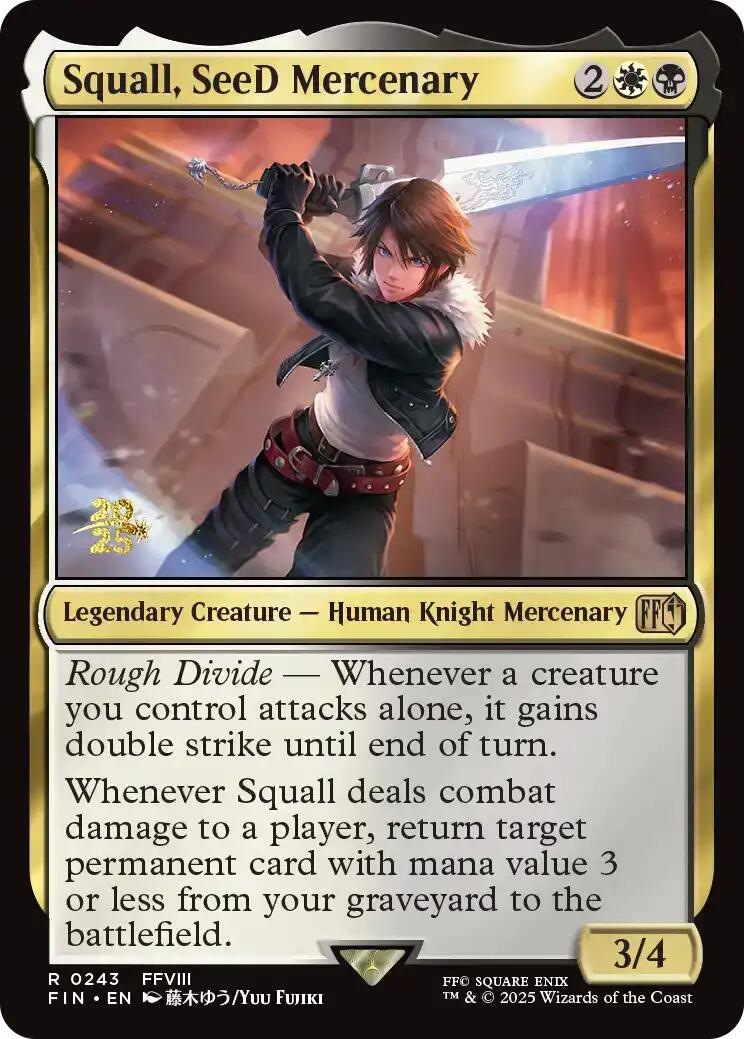 Squall, SeeD Mercenary [FINAL FANTASY Prerelease Promo] | Exor Games Dartmouth