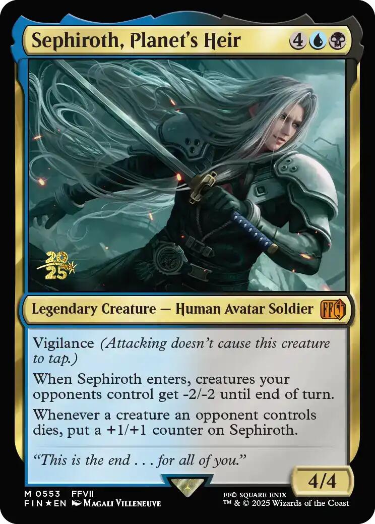 Sephiroth, Planet's Heir [FINAL FANTASY Prerelease Promo] | Exor Games Dartmouth
