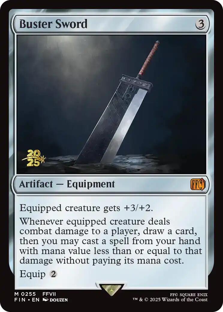 Buster Sword [FINAL FANTASY Prerelease Promo] | Exor Games Dartmouth