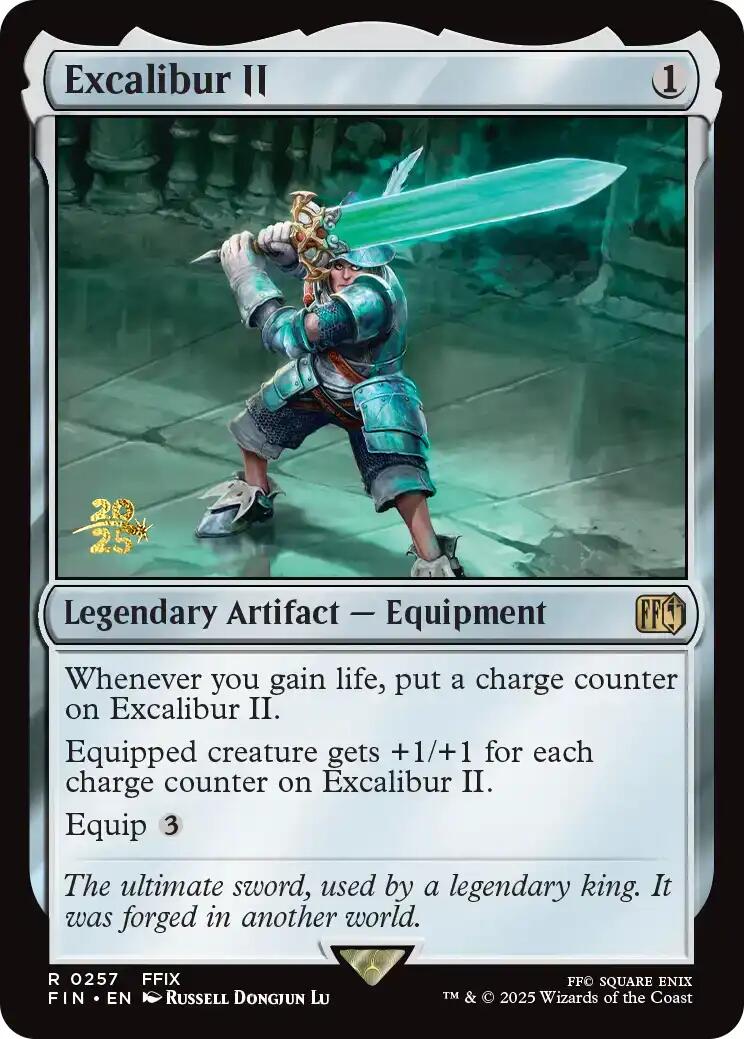 Excalibur II [FINAL FANTASY Prerelease Promo] | Exor Games Dartmouth