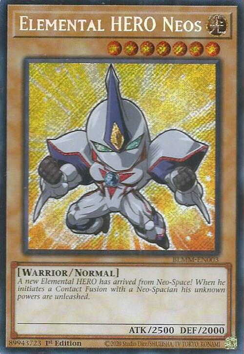 Elemental HERO Neos [BLMM-EN003] Secret Rare | Exor Games Dartmouth