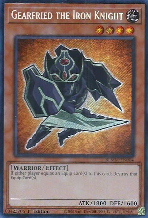 Gearfried the Iron Knight [BLMM-EN004] Secret Rare | Exor Games Dartmouth
