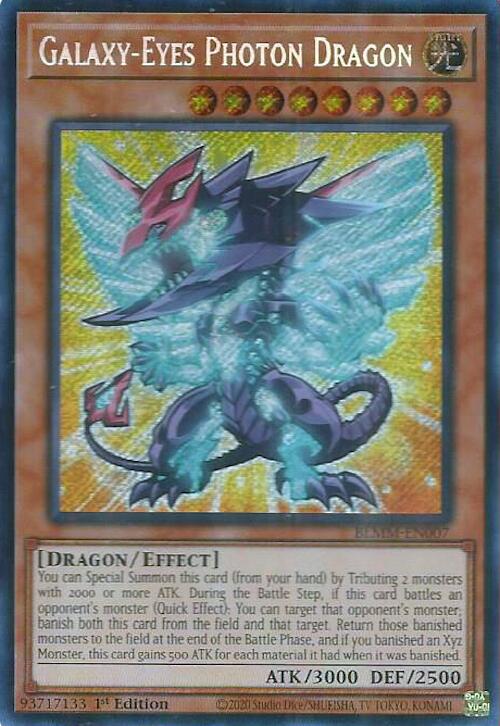 Galaxy-Eyes Photon Dragon [BLMM-EN007] Secret Rare | Exor Games Dartmouth