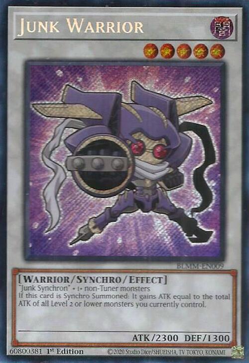 Junk Warrior [BLMM-EN009] Secret Rare | Exor Games Dartmouth