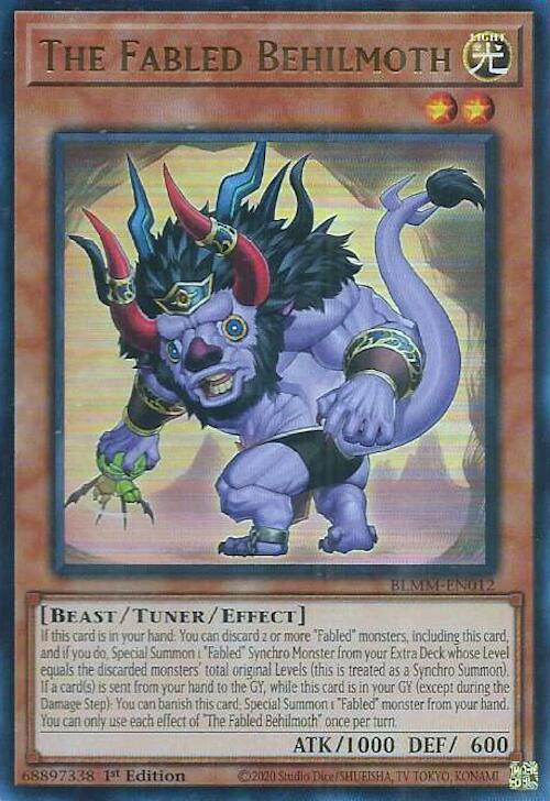 The Fabled Behilmoth [BLMM-EN012] Ultra Rare | Exor Games Dartmouth