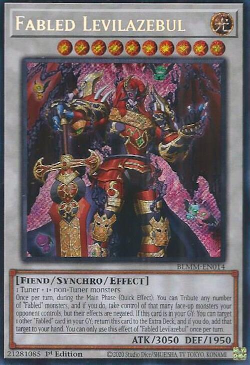 Fabled Levilazebul [BLMM-EN014] Secret Rare | Exor Games Dartmouth