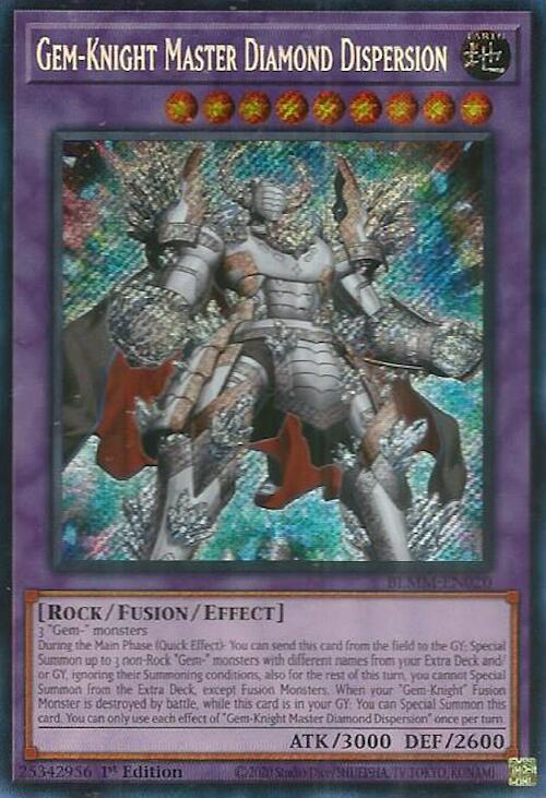 Gem-Knight Master Diamond Dispersion [BLMM-EN020] Secret Rare | Exor Games Dartmouth
