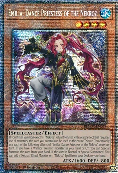 Emilia, Dance Priestess of the Nekroz (Starlight Rare) [BLMM-EN025] Starlight Rare | Exor Games Dartmouth