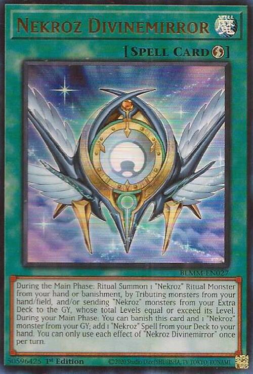 Nekroz Divinemirror [BLMM-EN027] Ultra Rare | Exor Games Dartmouth