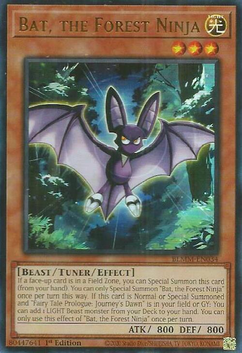 Bat, the Forest Ninja [BLMM-EN034] Ultra Rare | Exor Games Dartmouth