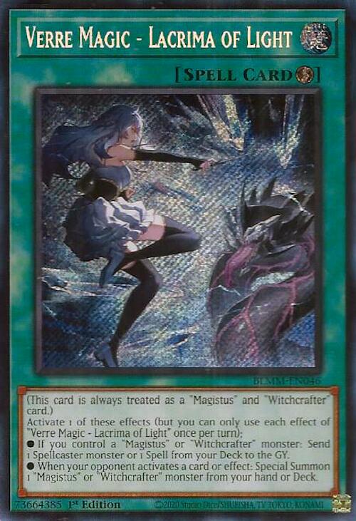 Verre Magic - Lacrima of Light [BLMM-EN046] Secret Rare | Exor Games Dartmouth