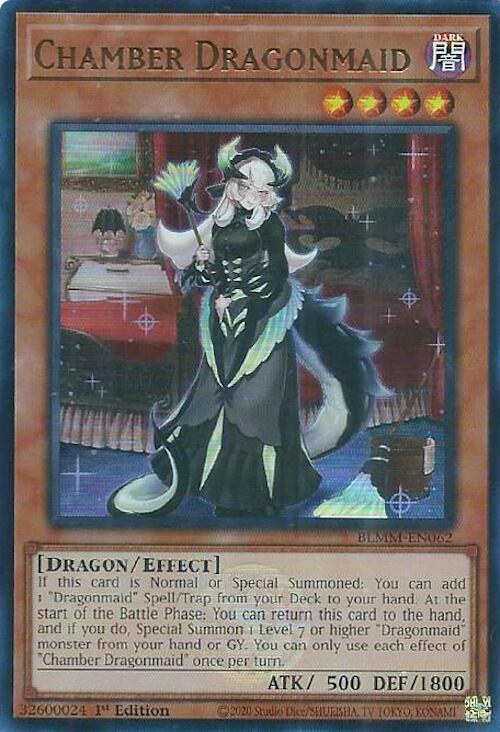 Chamber Dragonmaid [BLMM-EN062] Ultra Rare | Exor Games Dartmouth