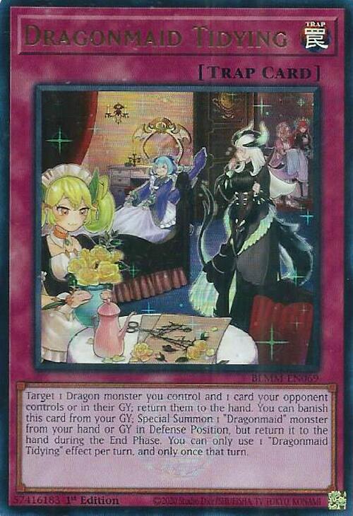 Dragonmaid Tidying [BLMM-EN069] Ultra Rare | Exor Games Dartmouth