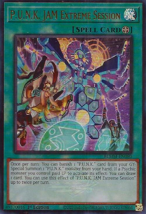 P.U.N.K. JAM Extreme Session [BLMM-EN080] Ultra Rare | Exor Games Dartmouth