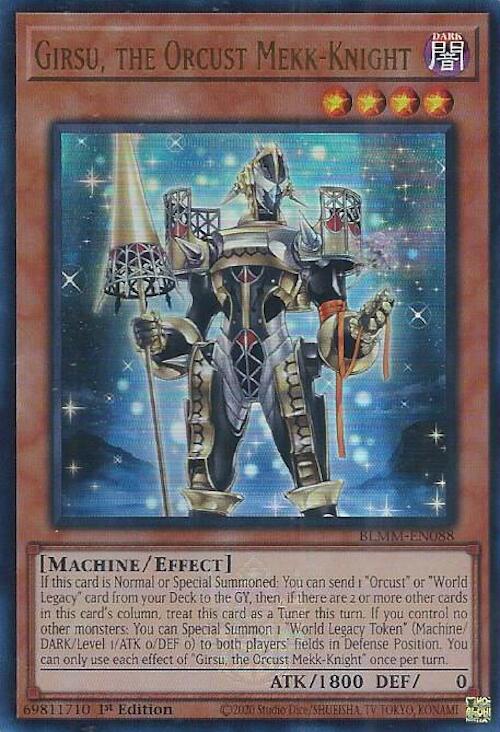 Girsu, the Orcust Mekk-Knight [BLMM-EN088] Ultra Rare | Exor Games Dartmouth