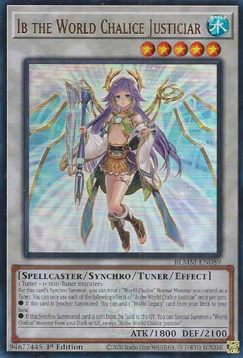 Ib the World Chalice Justiciar [BLMM-EN089] Ultra Rare | Exor Games Dartmouth