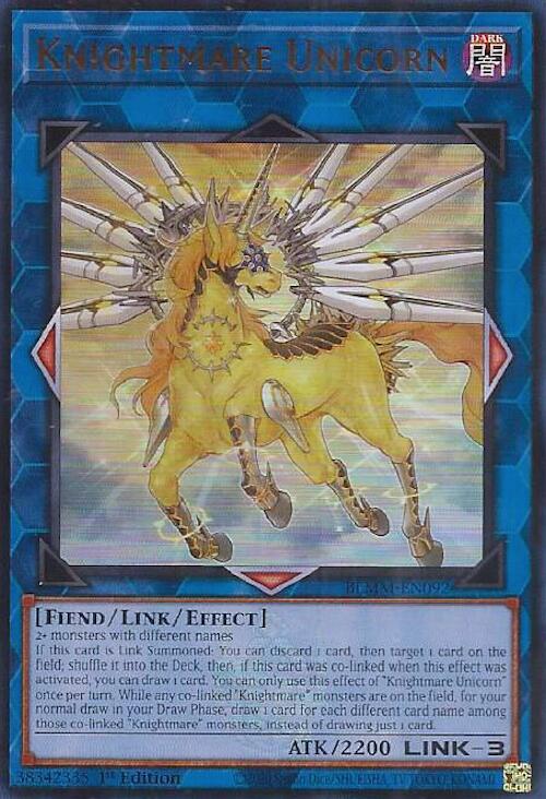 Knightmare Unicorn [BLMM-EN092] Ultra Rare | Exor Games Dartmouth