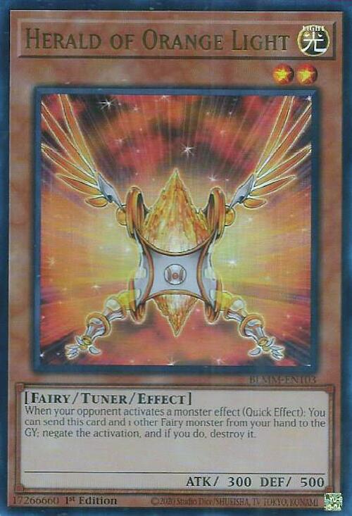 Herald of Orange Light [BLMM-EN103] Ultra Rare | Exor Games Dartmouth