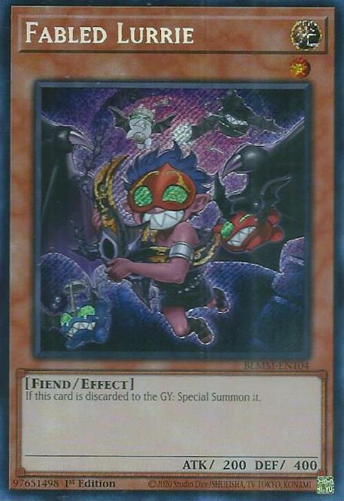 Fabled Lurrie [BLMM-EN104] Secret Rare | Exor Games Dartmouth