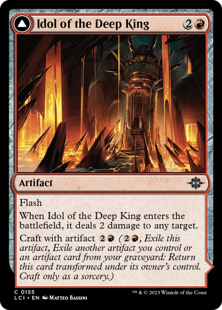 Idol of the Deep King // Sovereign's Macuahuitl [The Lost Caverns of Ixalan] | Exor Games Dartmouth