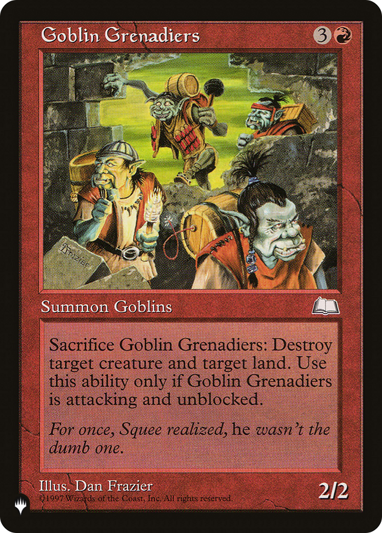 Goblin Grenadiers [The List Reprints] | Exor Games Dartmouth