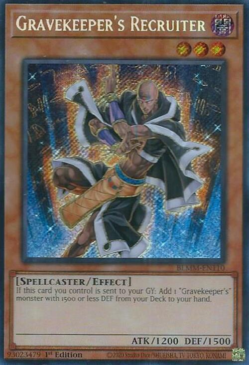 Gravekeeper's Recruiter [BLMM-EN110] Secret Rare | Exor Games Dartmouth