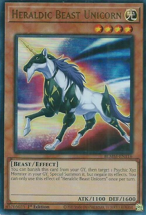 Heraldic Beast Unicorn [BLMM-EN116] Ultra Rare | Exor Games Dartmouth