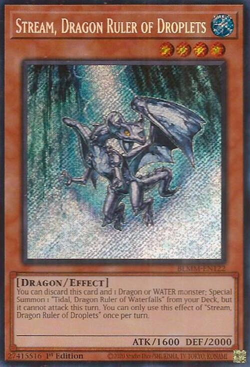 Stream, Dragon Ruler of Droplets [BLMM-EN122] Secret Rare | Exor Games Dartmouth