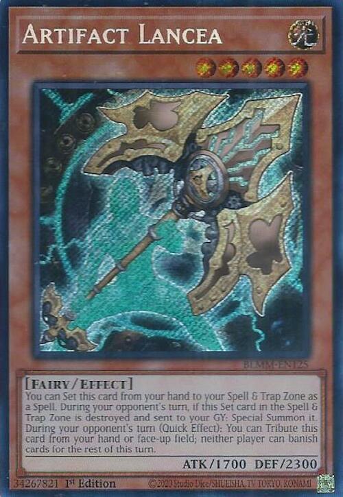 Artifact Lancea [BLMM-EN125] Secret Rare | Exor Games Dartmouth