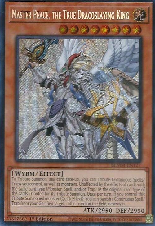 Master Peace, the True Dracoslaying King [BLMM-EN127] Secret Rare | Exor Games Dartmouth