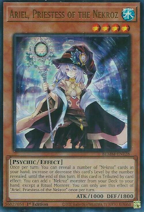 Ariel, Priestess of the Nekroz [BLMM-EN128] Ultra Rare | Exor Games Dartmouth