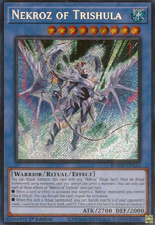 Nekroz of Trishula [BLMM-EN132] Secret Rare | Exor Games Dartmouth