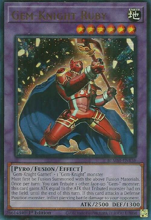 Gem-Knight Ruby [BLMM-EN136] Ultra Rare | Exor Games Dartmouth