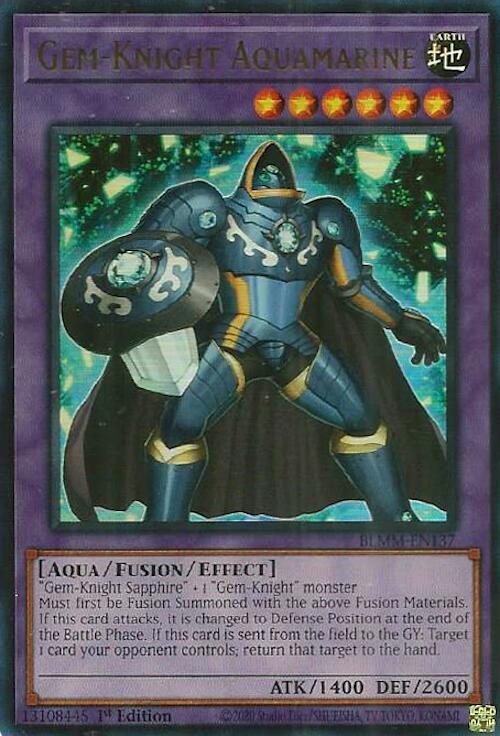 Gem-Knight Aquamarine [BLMM-EN137] Ultra Rare | Exor Games Dartmouth