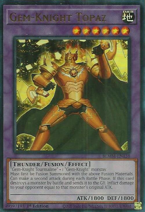 Gem-Knight Topaz [BLMM-EN138] Ultra Rare | Exor Games Dartmouth