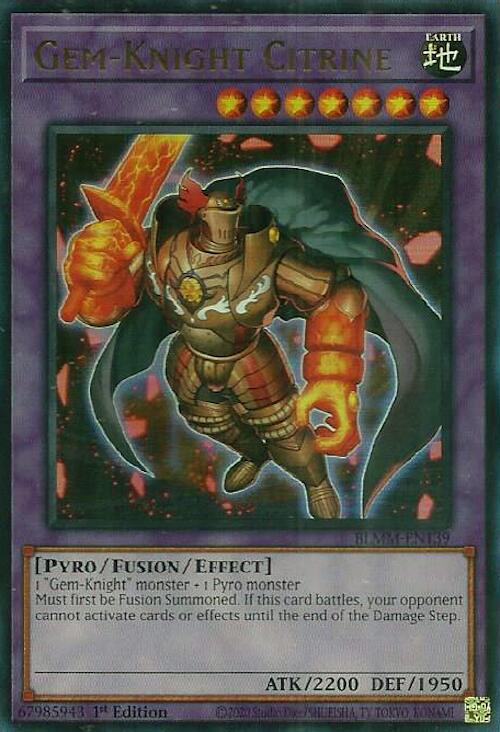Gem-Knight Citrine [BLMM-EN139] Ultra Rare | Exor Games Dartmouth