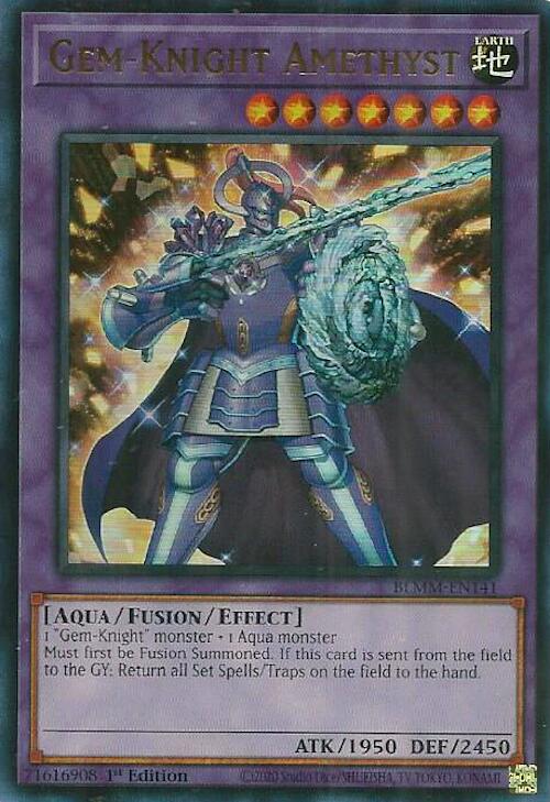 Gem-Knight Amethyst [BLMM-EN141] Ultra Rare | Exor Games Dartmouth