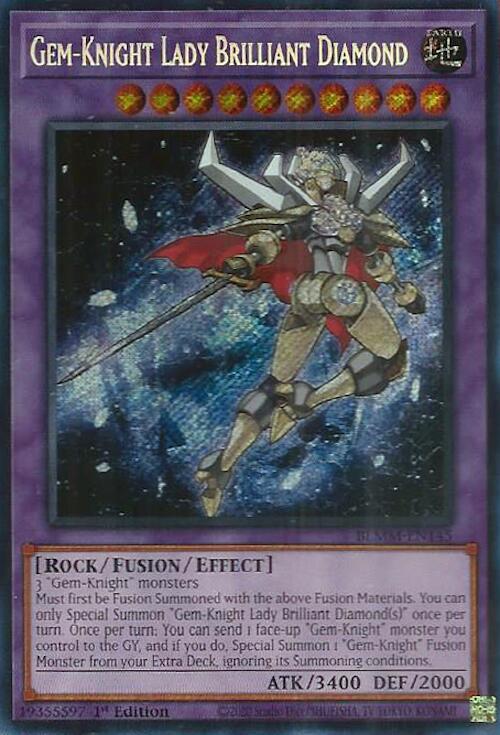 Gem-Knight Lady Brilliant Diamond [BLMM-EN145] Secret Rare | Exor Games Dartmouth