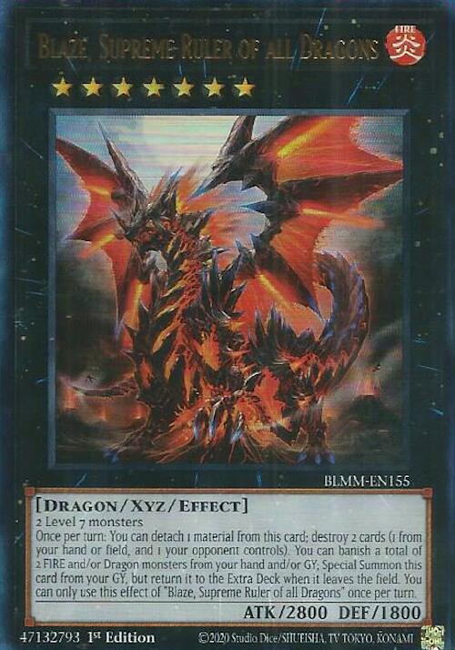 Blaze, Supreme Ruler of all Dragons [BLMM-EN155] Ultra Rare | Exor Games Dartmouth