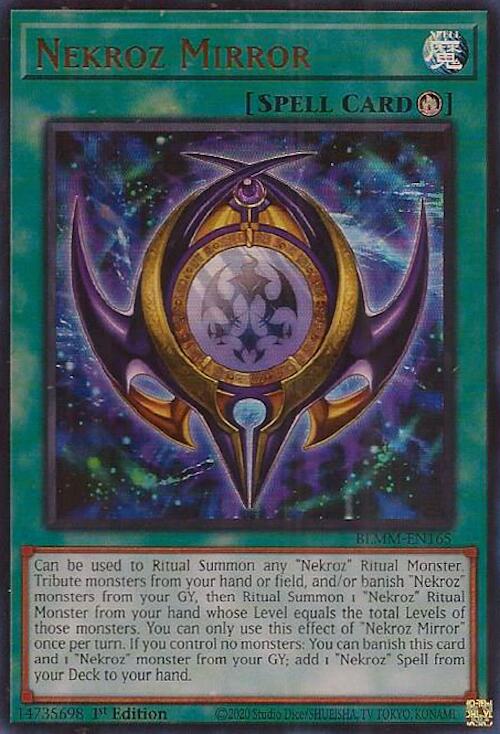 Nekroz Mirror [BLMM-EN165] Ultra Rare | Exor Games Dartmouth