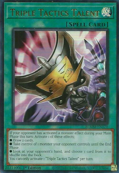 Triple Tactics Talent [BLMM-EN170] Ultra Rare | Exor Games Dartmouth