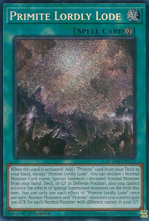 Primite Lordly Lode [BLMM-EN172] Secret Rare | Exor Games Dartmouth
