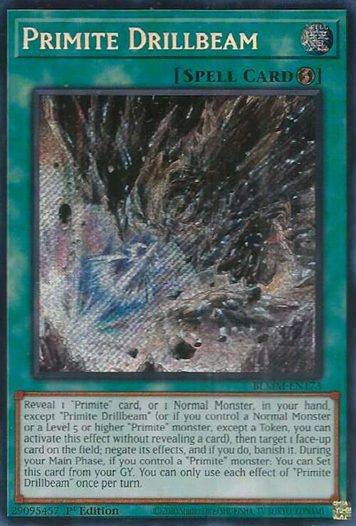 Primite Drillbeam [BLMM-EN173] Secret Rare | Exor Games Dartmouth