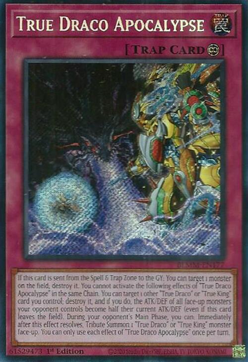 True Draco Apocalypse [BLMM-EN177] Secret Rare | Exor Games Dartmouth