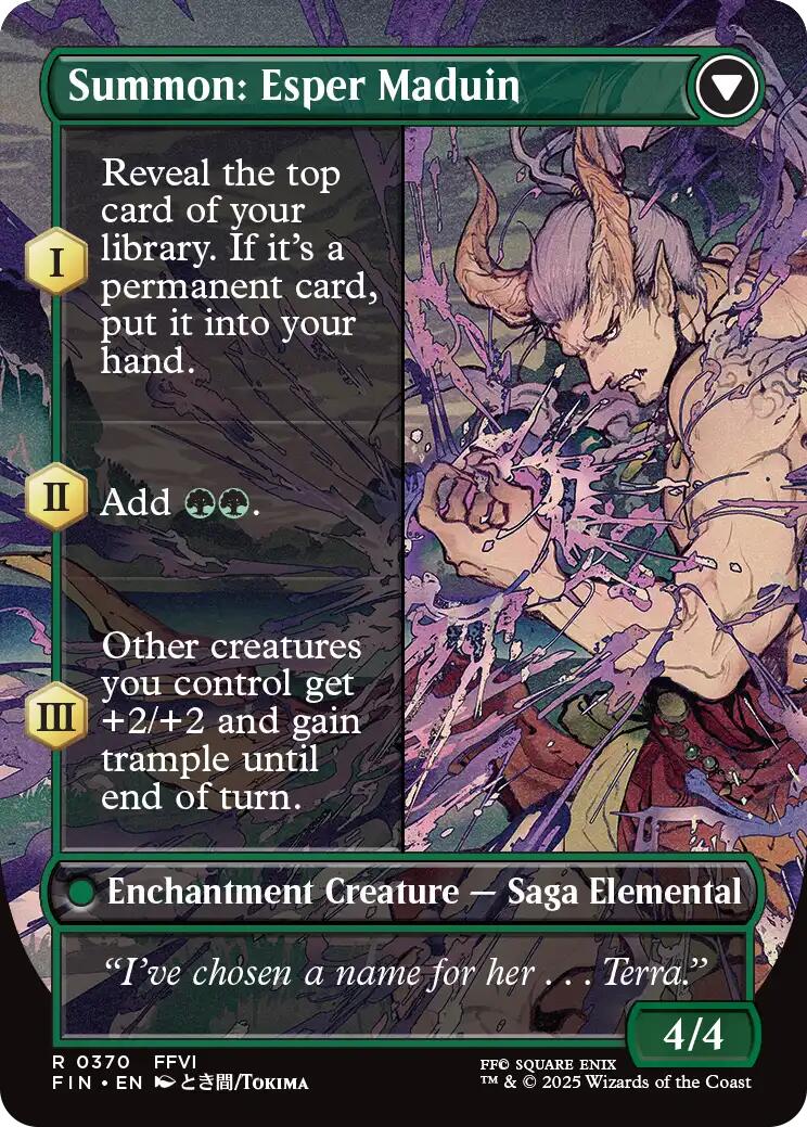 Esper Origins // Summon: Esper Maduin (Borderless) [FINAL FANTASY] | Exor Games Dartmouth