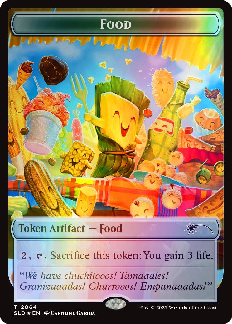 Food Token (2064) (Rainbow Foil) [Secret Lair Drop Series] | Exor Games Dartmouth