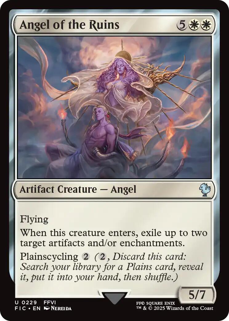 Angel of the Ruins (Surge Foil) [FINAL FANTASY Commander] | Exor Games Dartmouth